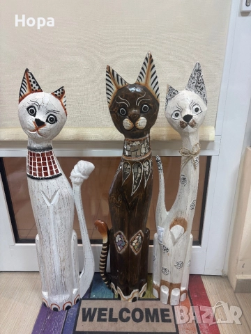 Котка от дърво . Намалени с дефект !