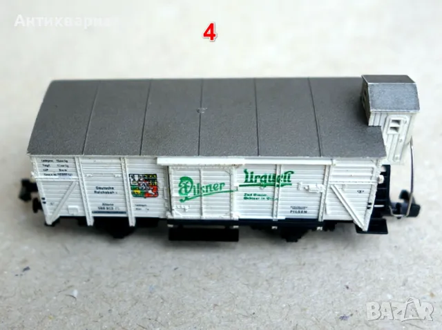 Товарни и пътнически вагони N (1:160) - от 1 до 5, снимка 14 - Колекции - 49360553