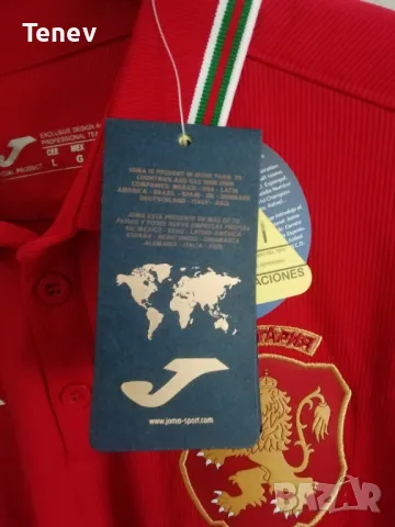 България нова оригинална тениска футболна фланелка Joma Bulgaria размер L, снимка 7 - Тениски - 48229385