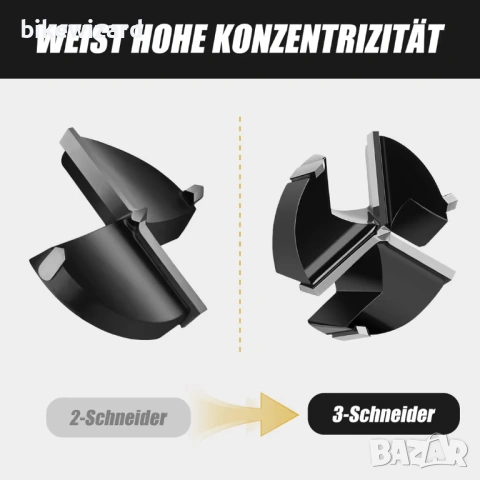 Свредло за дърво Forstner 60 мм за ПДЧ и ПДЧ – кръгла опашка НОВО, снимка 4 - Други инструменти - 53434456