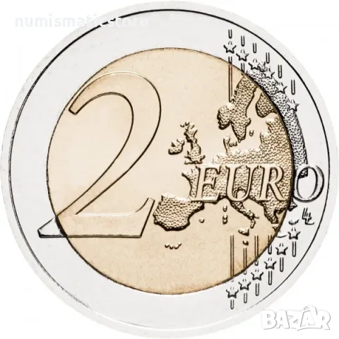 2 евро Естония 2021 Вълк UNC, снимка 2 - Нумизматика и бонистика - 56299966