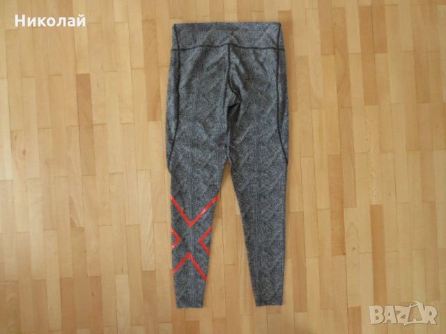 2XU Mid-Rise Print Compression Women's Tights UPF50+ sun protection, снимка 5 - Клинове - 33898551