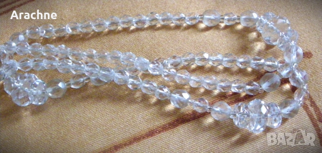 Антикварно кристално колие, Чехословакия, 50те