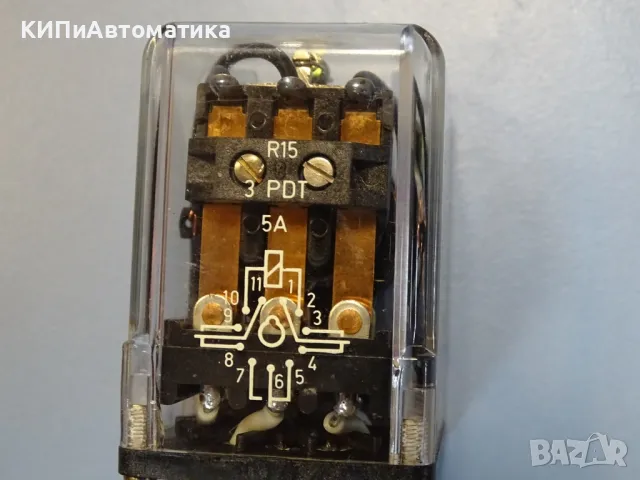 Реле електромагнитнo RELPOL R15 48VDC 3PDT - 3NO+3NC Lumel relay, снимка 8 - Резервни части за машини - 49726885