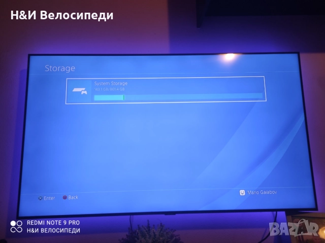 Playstation 4 Slim 1 TB Перфектен !!!, снимка 3 - PlayStation конзоли - 52355091