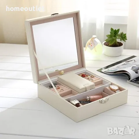 Кутия за бижута WHITE-DE-FBA (X000WJ5381)