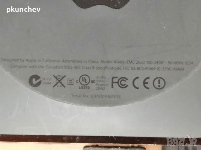 Apple TV A1469 /3 th generation/, снимка 13 - Плейъри, домашно кино, прожектори - 38688628