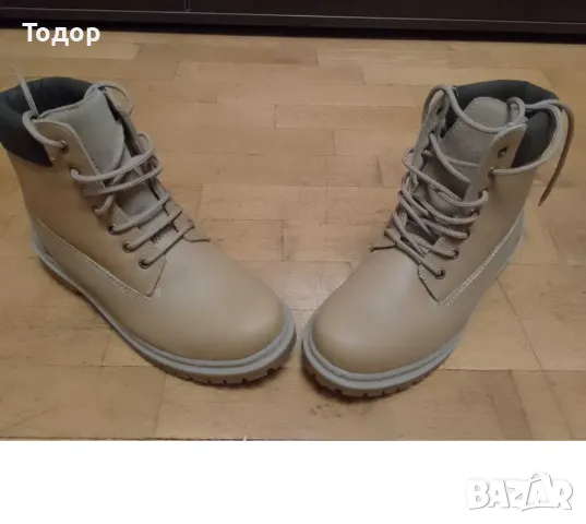 Зимни обувки боти кавалер Меркурий български кожени набук, снимка 2 - Мъжки боти - 49681211
