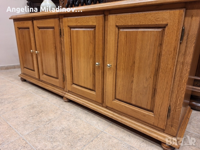 Луксозен комод, скрин, бюфет, шкаф дъб, снимка 5 - Шкафове - 52711960