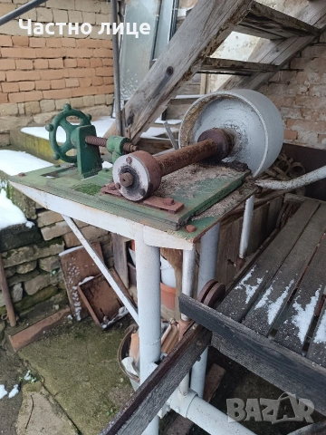 Лентов шлайф, с руски трифазен мотор, снимка 5 - Други машини и части - 53589810