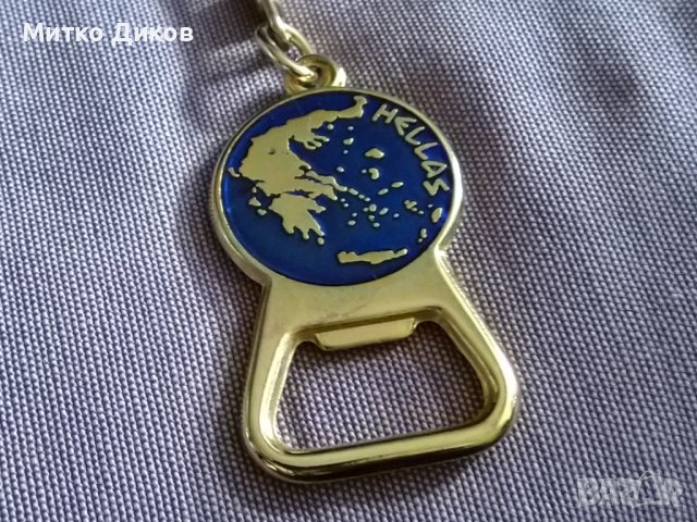Гърция Пантеон винтидж ключодържател с отварачка нов, снимка 6 - Колекции - 44450958