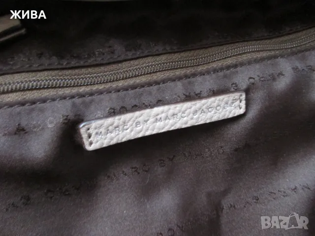 MARC JACOBS - ЕСТЕСТВЕНА КОЖА елегантна дамска чанта, снимка 8 - Чанти - 48040863