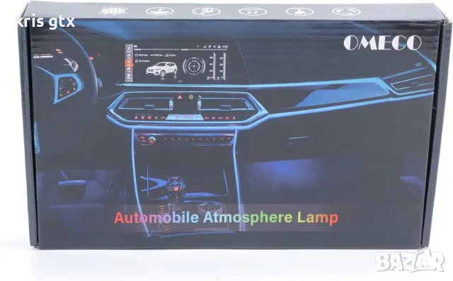 OMECO RGB LED Ambient Lighting – 4 м USB интериорно осветление за автомобил, снимка 8 - Аксесоари и консумативи - 54769235