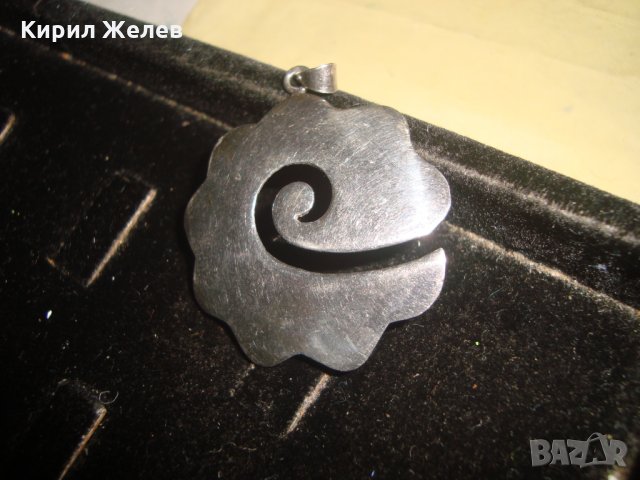 ГОЛЯМ СРЕБЪРЕН БУТИКОВ АРТ МЕДАЛЬОН СРЕБРО 925 ФЕШЪН БИЖУ 25617, снимка 7 - Колиета, медальони, синджири - 35925270