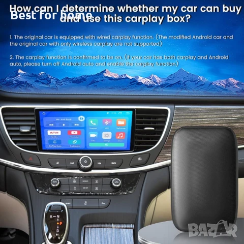 Безжичен CarPlay адаптер за автомобилно радио, снимка 4 - Други - 51122862