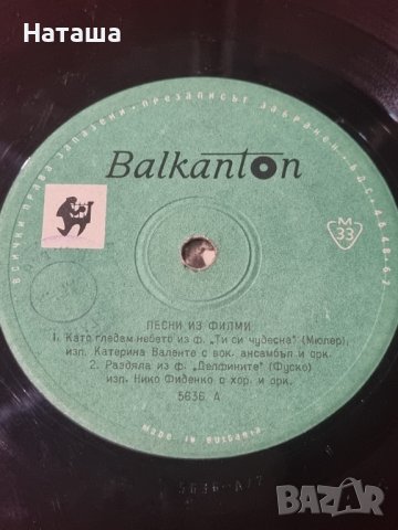 Грамофонна плоча - Оркестър Балкантон* Диригент Димитър Ганев – Изпълнение На Оркестър Балкантон, снимка 5 - Грамофонни плочи - 42004538