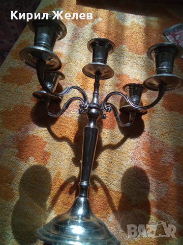 Свещник стар 25857, снимка 10 - Антикварни и старинни предмети - 34369564