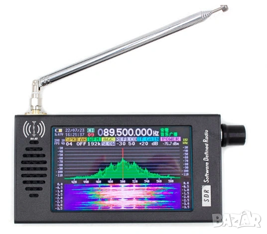 Deep SDR 101 всевълнов радиоприемник, снимка 3 - Радиокасетофони, транзистори - 53824007