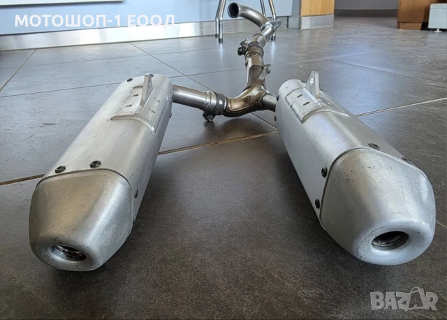 Оригинална двойна ауспухова система за Honda CRF250R 2014–2017, снимка 7 - Части - 52075125