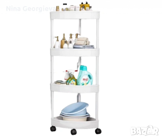 Ъглова въртяща се поставка Corner Storage Rack , снимка 6 - Други стоки за дома - 53871242