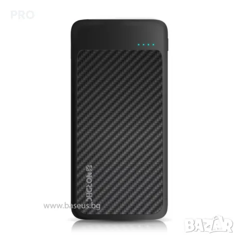 Външна батерия NORDIC Carbon Slim - 10 000 mAh, 18W, PD3, снимка 2 - Външни батерии - 49271720