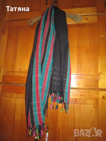 шалове - РЪЧНО ПЛЕТИВО и други от памук и коприна-ИНДИЯ, снимка 7 - Шапки - 12555053