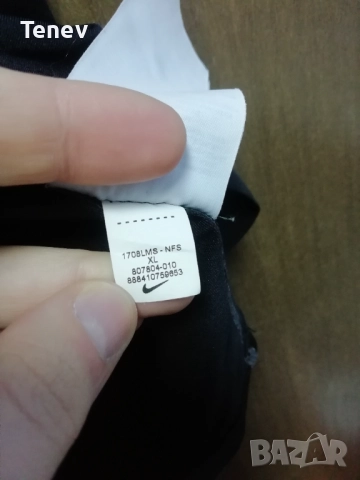Nike Pro Combat Compression XL оригинална черна мъжка тениска фланелка , снимка 7 - Тениски - 52992165