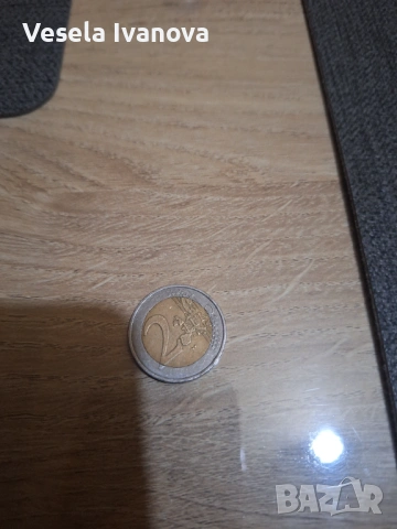 Монета от 2  евро , снимка 2 - Нумизматика и бонистика - 53309138