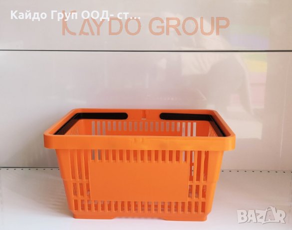 Кошница за пазаруване - оранжева 22л, търговско оборудване!, снимка 3 - Оборудване за магазин - 35966331