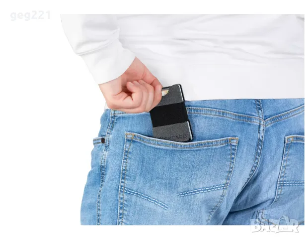 Портфейл Lockcard, снимка 4 - Портфейли, портмонета - 47337946