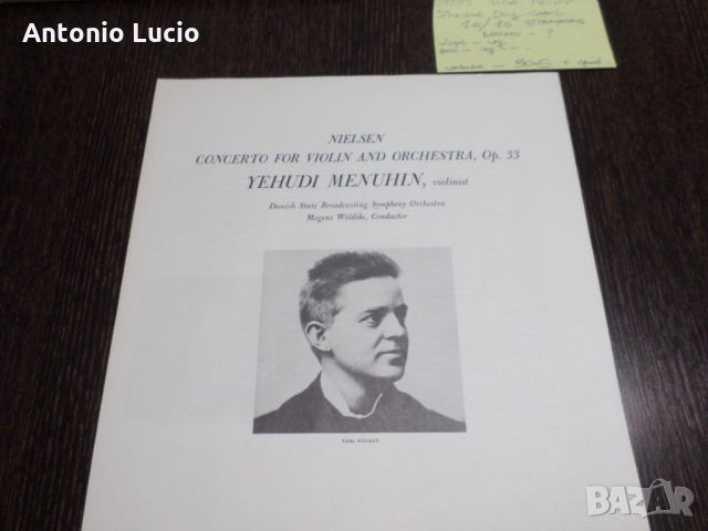 Nielsen - Concerto for violin and Orchestra op.33- Yehudi Menuhin, снимка 4 - Грамофонни плочи - 36054319