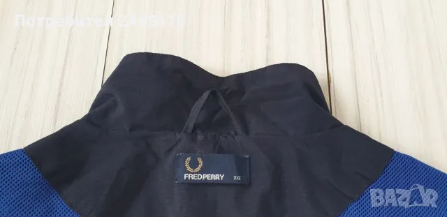 Fred Perry Mens Wind Jacket Size 2XL Пролет - Есен ОРИГИНАЛ! Мъжко Яке!, снимка 13 - Якета - 49647333