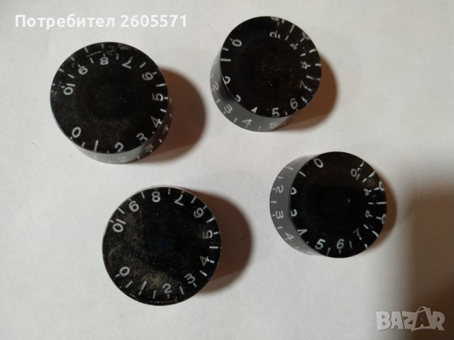 Продавам кнобове(копчета,врътки,капачки) за потенциометри за електрическа китара