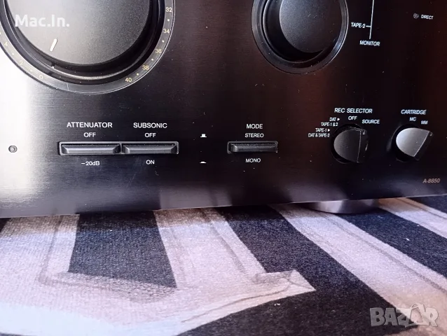 Усилвател ONKYO A-8850, снимка 9 - Ресийвъри, усилватели, смесителни пултове - 56056434