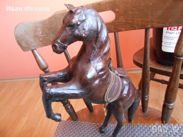 Leather horse vintage, снимка 2 - Други ценни предмети - 39428308