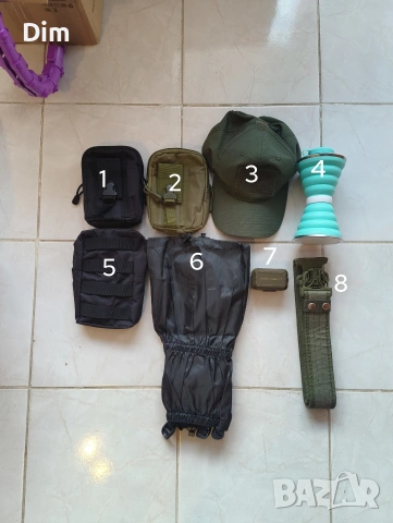 Тактически модули,колан,шапка,гети и шише