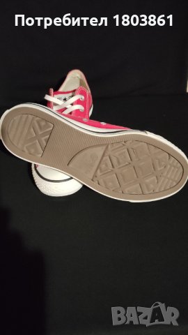 Converse червени дамски кецове н.40 , снимка 4 - Кецове - 42655895