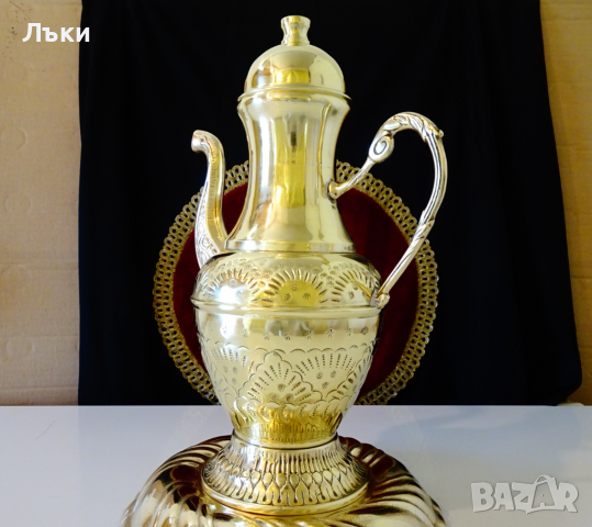 Бронзова кана за вино 2.5 литра,Йерусалим,маркирана. , снимка 6 - Антикварни и старинни предмети - 36470606