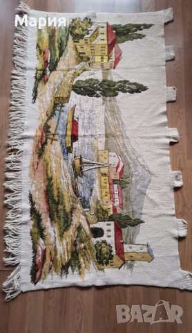 Голямо стенно текстилно пано, снимка 2 - Антикварни и старинни предмети - 53033260