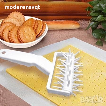 2 Вида валяци за тесто на резци и на шишове за мрежесто тесто и бисквити, снимка 8 - Прибори за хранене, готвене и сервиране - 40581059