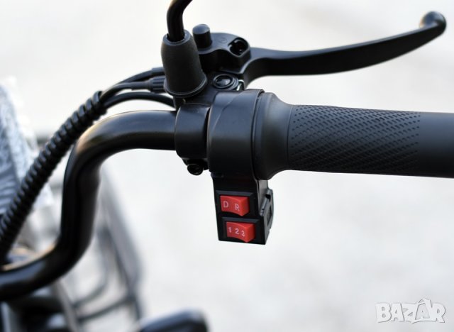 Двуместна електрическа триколка MaxMotors Pudding 1800W-48V-20Ah-RED, снимка 5 - Мотоциклети и мототехника - 41936232