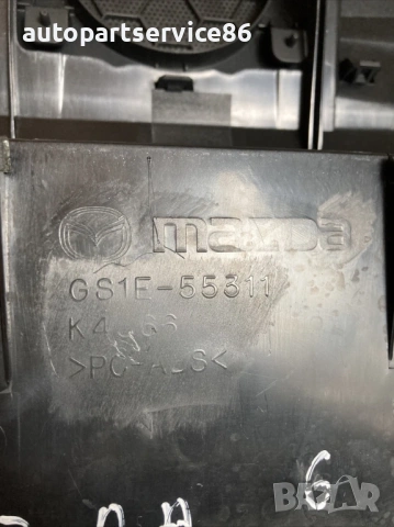 Централна конзола на арматурното табло за Mazda 6 2.0D Estate (2009) GS1E-55311, снимка 2 - Части - 53713911