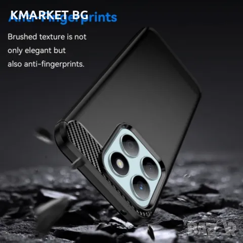 Honor X8b 4G Удароустойчив Carbon Fiber Калъф и Протектор, снимка 5 - Калъфи, кейсове - 48998928