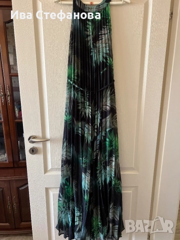 Нова универсален модел ,стилна разкошна ,феерична, елегантна ,рокля шифон ,плисе солей плисирана екз