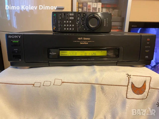 SONY SLV E1000. Видео Рекордер.Рядък Топ Модел, снимка 5 - Плейъри, домашно кино, прожектори - 50832133