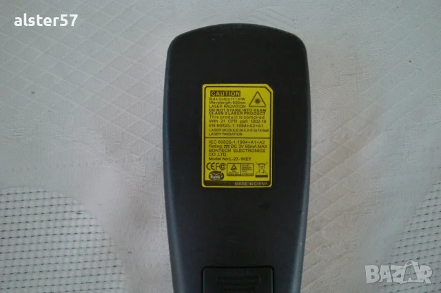 Дистанционно L-27-1Key за видеопроектор Panasonic, снимка 3 - Дистанционни - 51005043