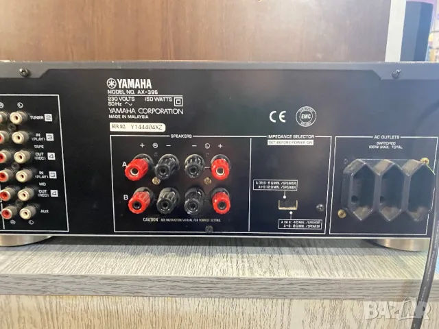 Усилвател Yamaha ax-396, снимка 4 - Ресийвъри, усилватели, смесителни пултове - 50359557