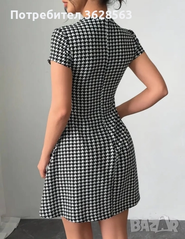 Рокля с къс ръкав, снимка 3 - Рокли - 52868720