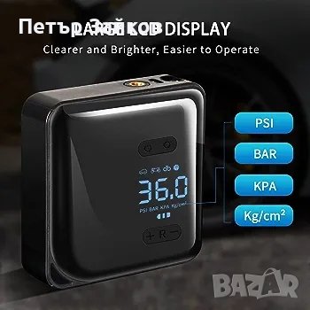 преносим въздушен компресор, 150PSI безжична въздушна помпа, снимка 5 - Аксесоари и консумативи - 41980953