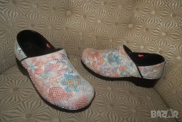 Дамски сабо Sanita Tivoli от велур и кожа номер 40 